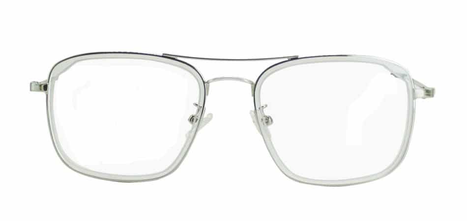 Silver Square Glasses 191116 4