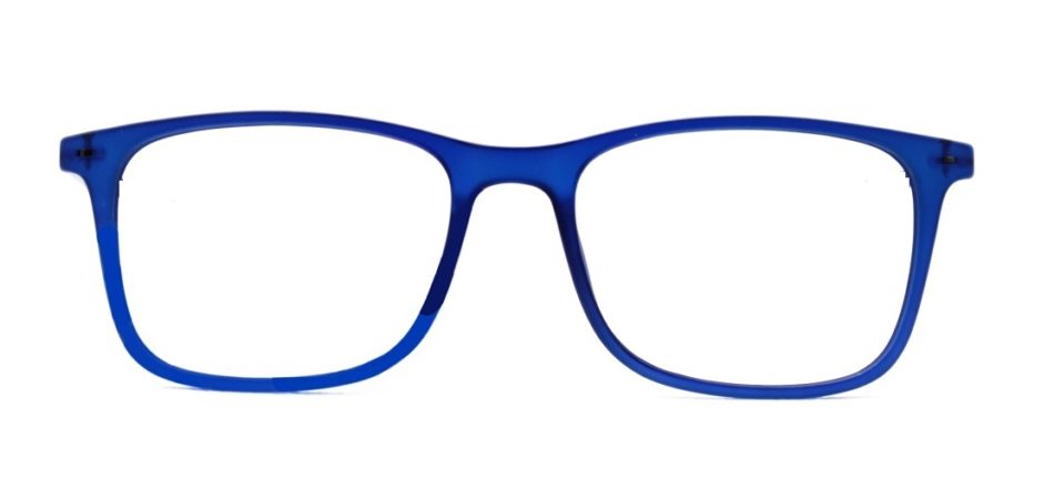 Blue Square Glasses 25011 4