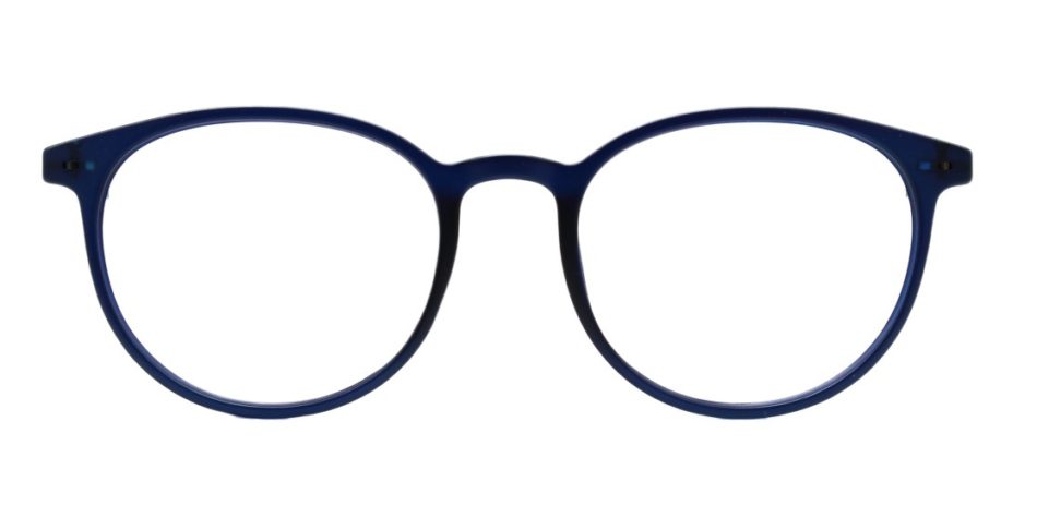 Blue Round Glasses 250126 4