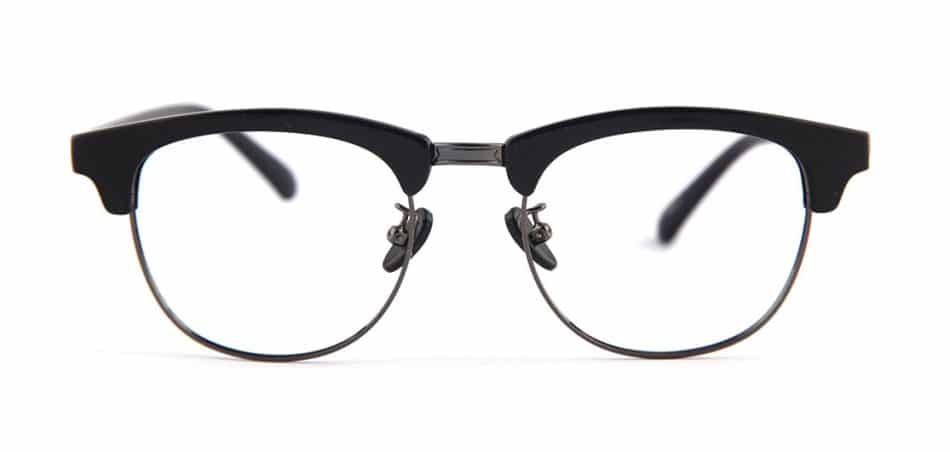 Black Browline Glasses 200428 3