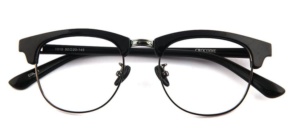 Black Browline Glasses 200428 1