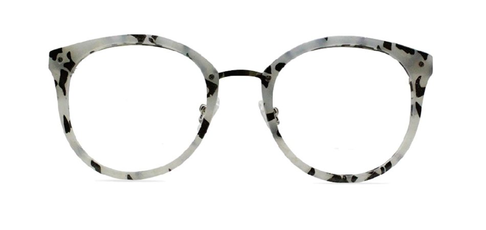 Grey Round Glasses 200434 4