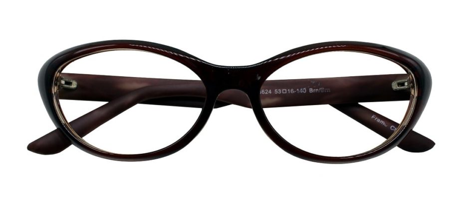 Dark Brown Cat Eye Glasses 211217 1