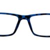 Blue Tortoise Rectangle Glasses 11116 8