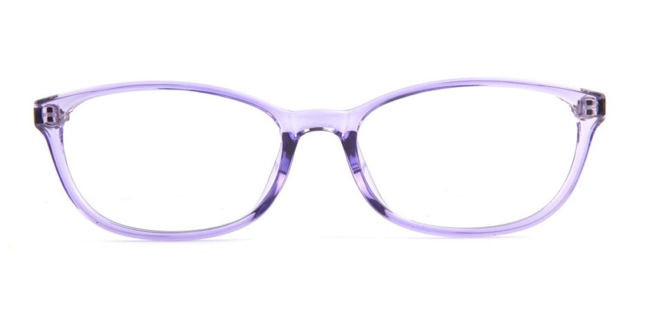 Purple Rectangle Glasses 010811 4