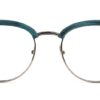 Blue Matte Browline Glasses 010825 8