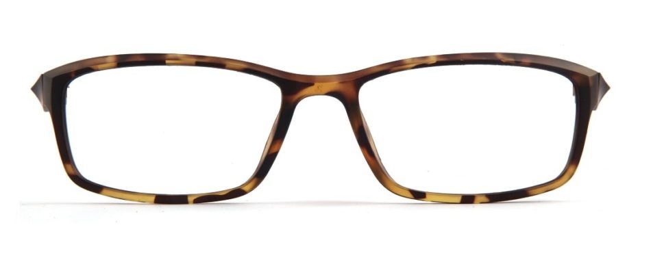 Tortoise Brown Rectangle Glasses 310726 4