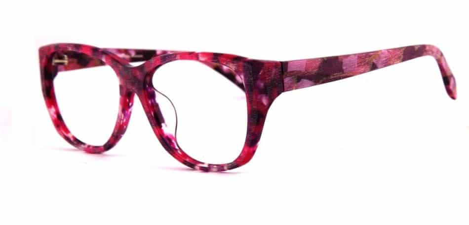 Cat Eye Pink-Red Glasses 310523 2