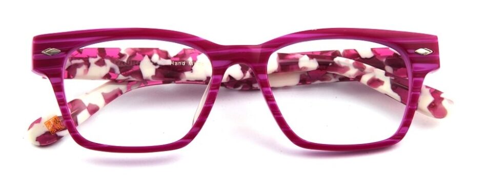 Square Pink-White Glasses 3105246 1