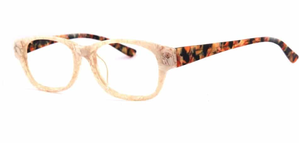 Creamy Rectangle Glasses 31052412 2