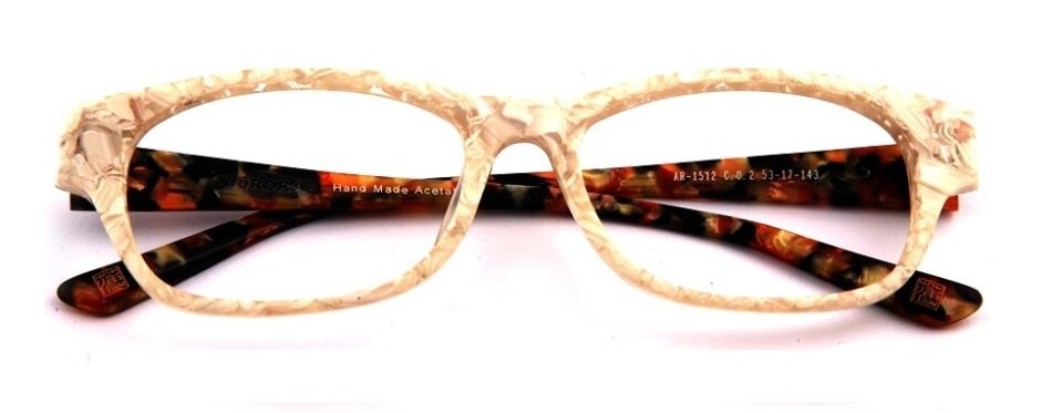 Creamy Rectangle Glasses 31052412 1
