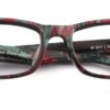 Maroon Rectangle Glasses 310577 5