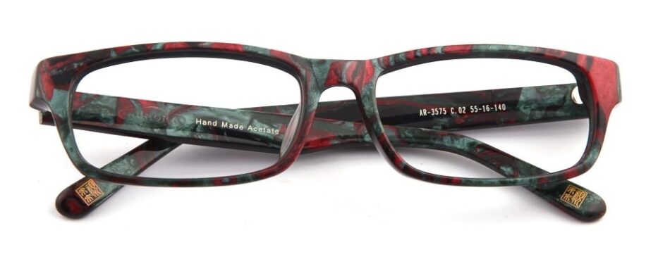 Maroon Rectangle Glasses 310577 1