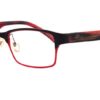 Red Black Rectangle Glasses 31052414 6