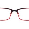 Red Black Rectangle Glasses 31052414 7