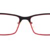 Red Black Rectangle Glasses 31052414 8