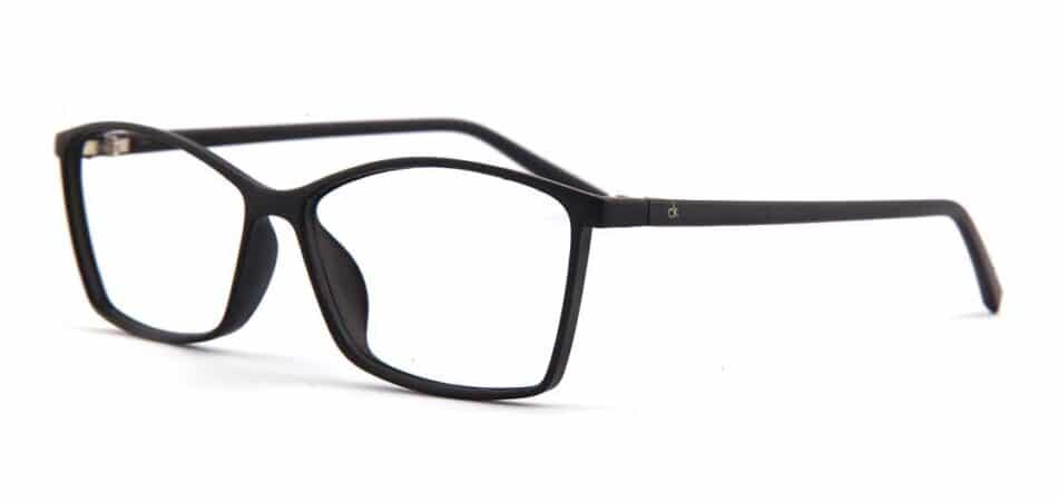 Black Rectangle Glasses 130732 2