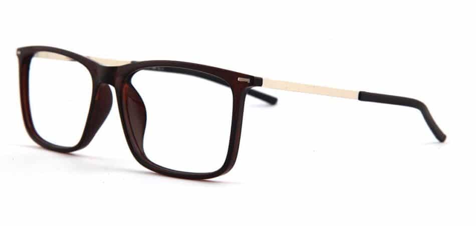 Brown Rectangle Glasses 130736 2