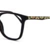 Black Rectangle Glasses 130724 5