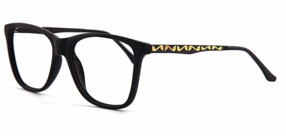 Black Rectangle Glasses 130724 2