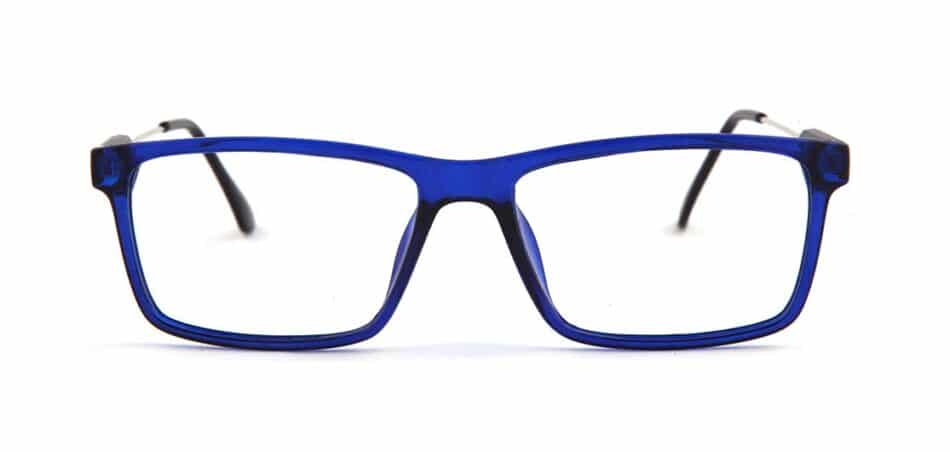 Blue Rectangle Glasses 130725 1