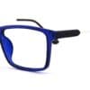 Blue Rectangle Glasses 130725 5
