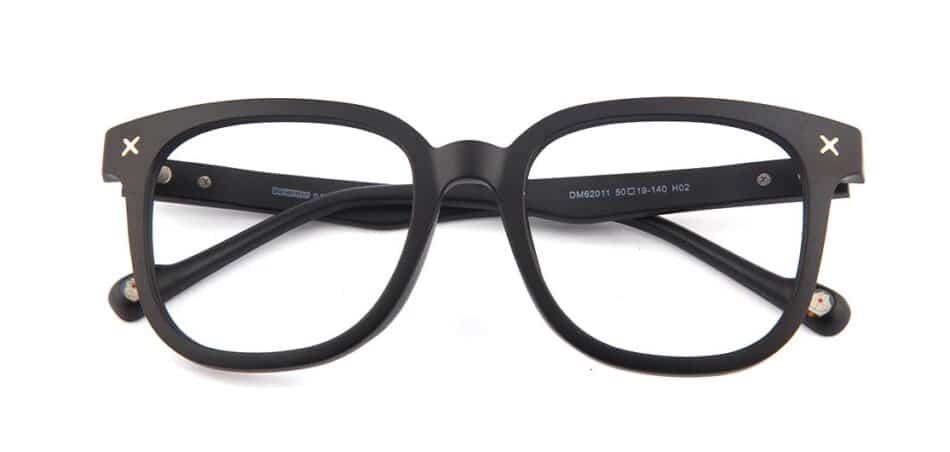 Black Square Glasses 130748 1