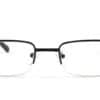 Black Half Rimless Glasses 130745 7