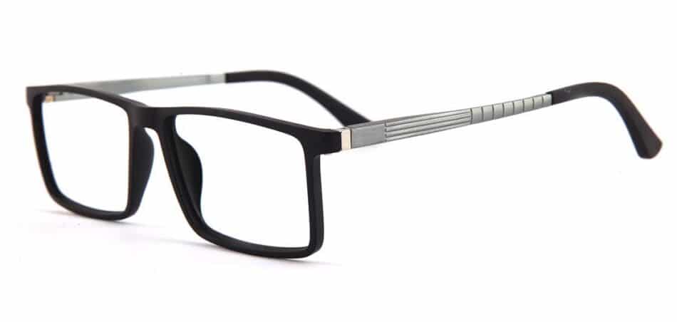 Black Rectangle Glasses 130742 2