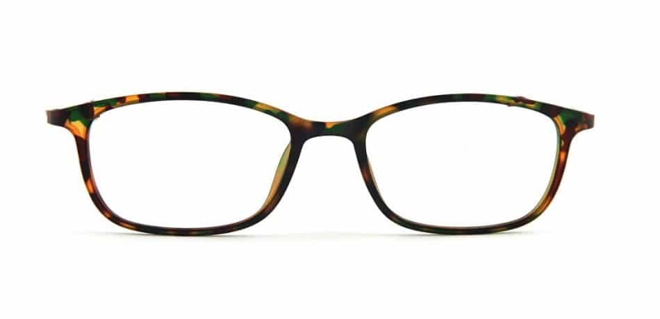Green Floral Square Glasses Vista117 4