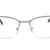 Silver Half Rimless Glasses 80421 6