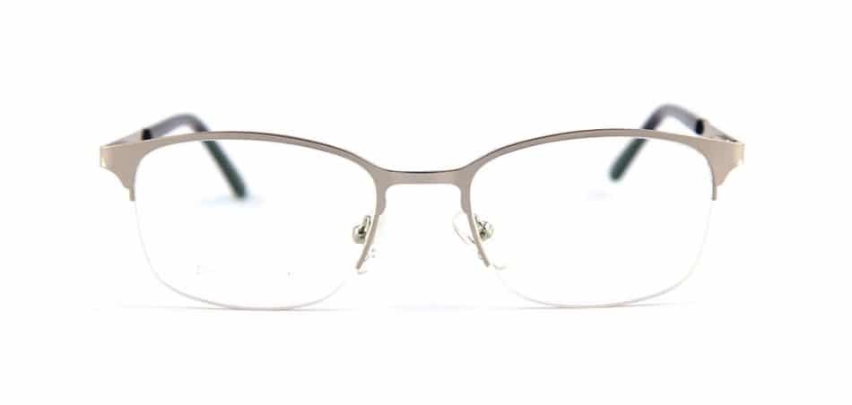 Silver Half Rimless Glasses 80421 2