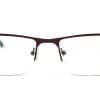 Brown Rectangle Glasses 100422 6