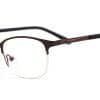 Brown Half Rimless Glasses 80422 7