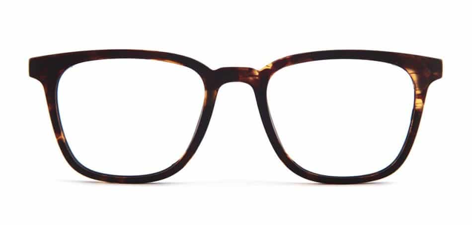 Brown Tortoise Square Glasses 164921 4