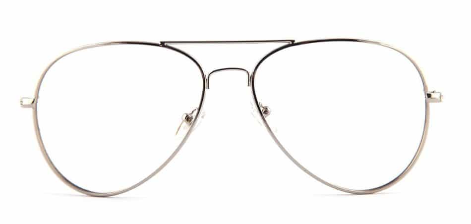 Silver Aviator Glasses 100425S 4