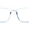 Blue Translucent Rectangle Glasses 243821 7