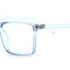 Blue Translucent Rectangle Glasses 243821 8