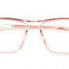 Pink Translucent Square Glasses 24382 8