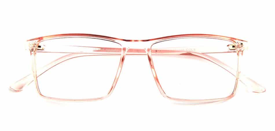 Pink Translucent Square Glasses 24382 1