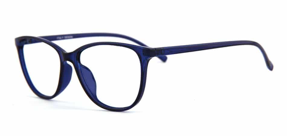 Blue Cat Eye Glasses 2437B21 4