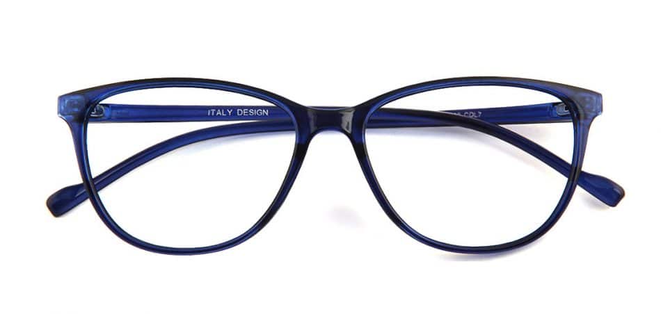 Blue Cat Eye Glasses 2437B21 1