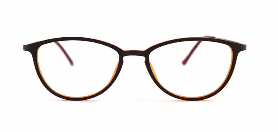 Brown Cat Eye Glasses 2439B21 4