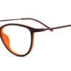 Brown Cat Eye Glasses 2439B21 6