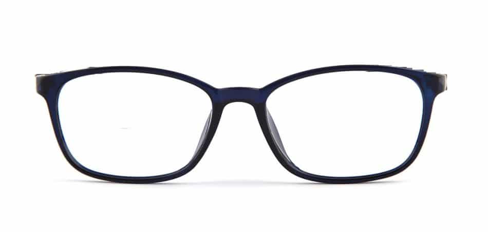 Navy Blue Square Glasses 1621B 3