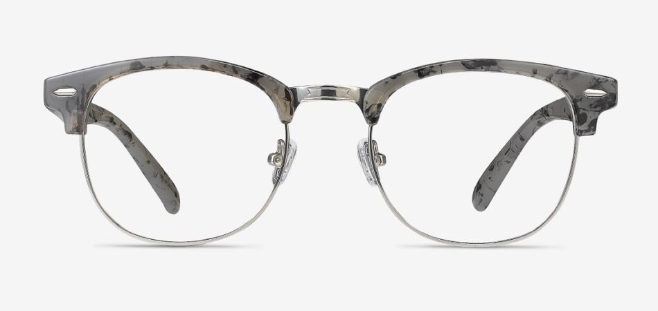 Roots Browline Grey Glasses 2