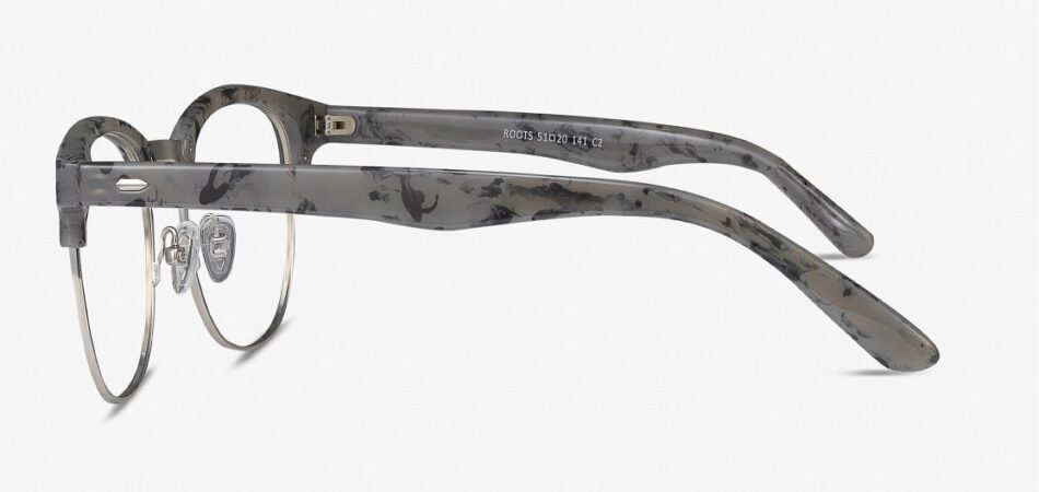Roots Browline Grey Glasses 3