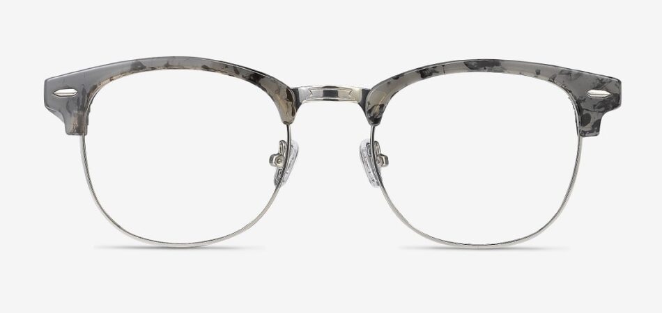 Roots Browline Grey Glasses 4