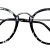 Black Round Glasses Sf 9857 5