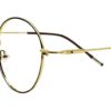 Golden Round Glasses 231117 8